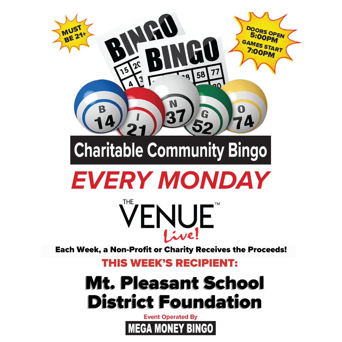 charitable community bingo logo