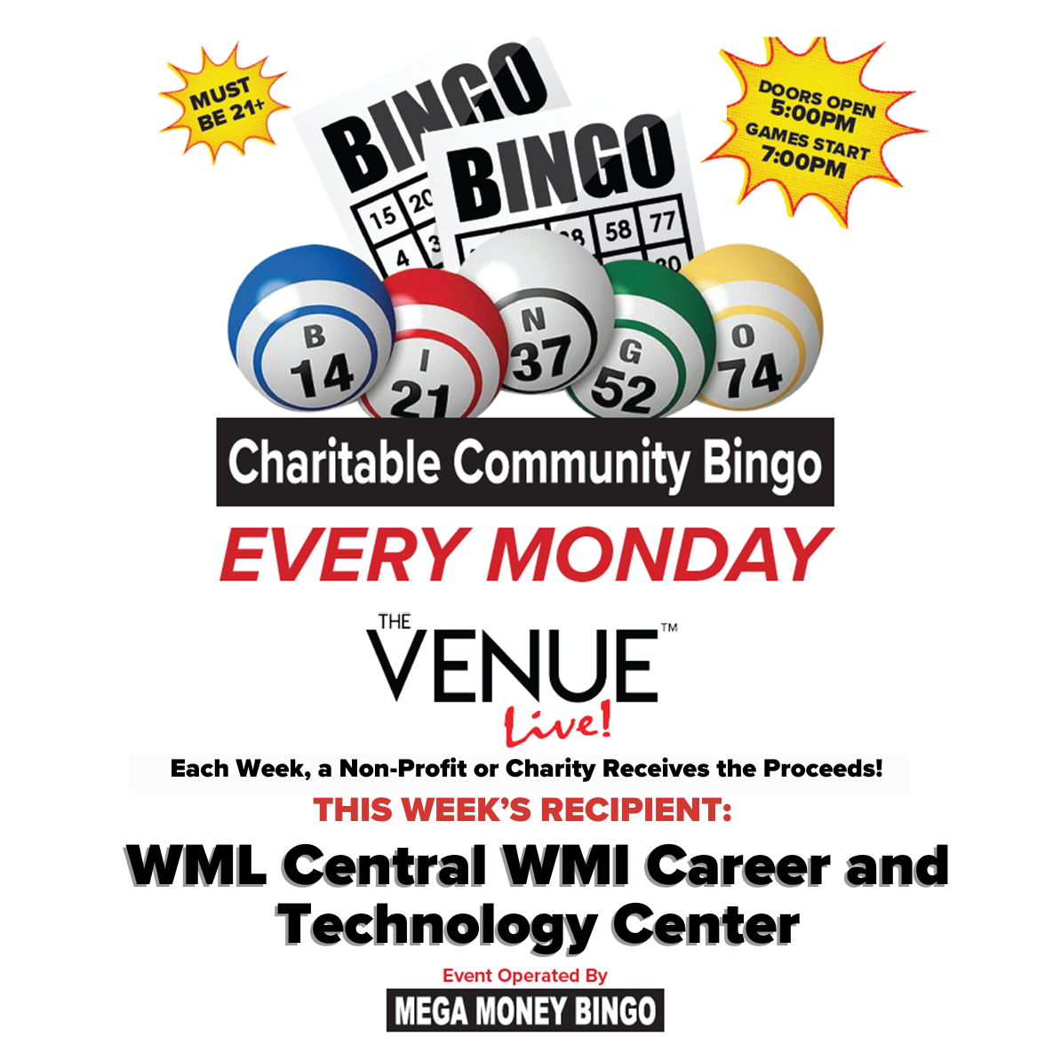 charitable community bingo logo