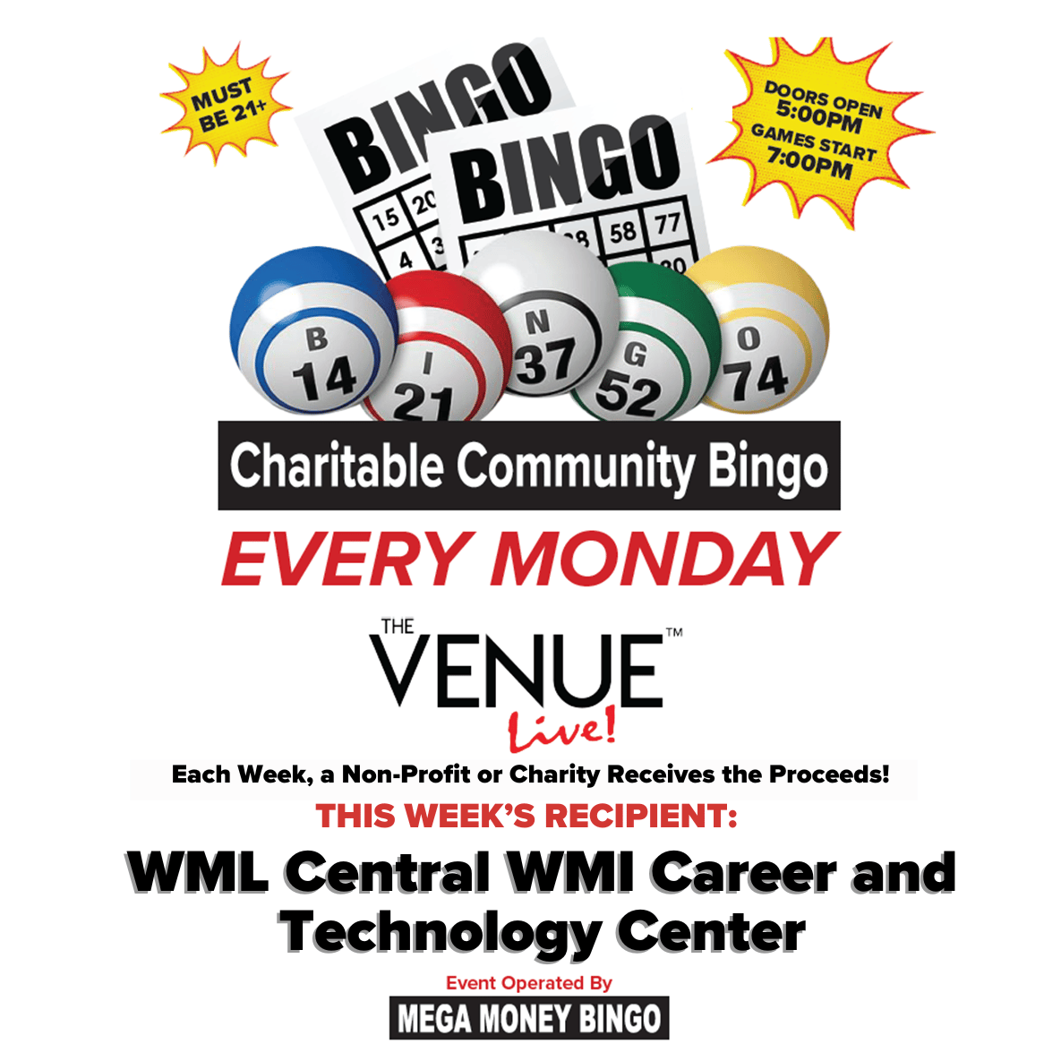 charitable community bingo logo