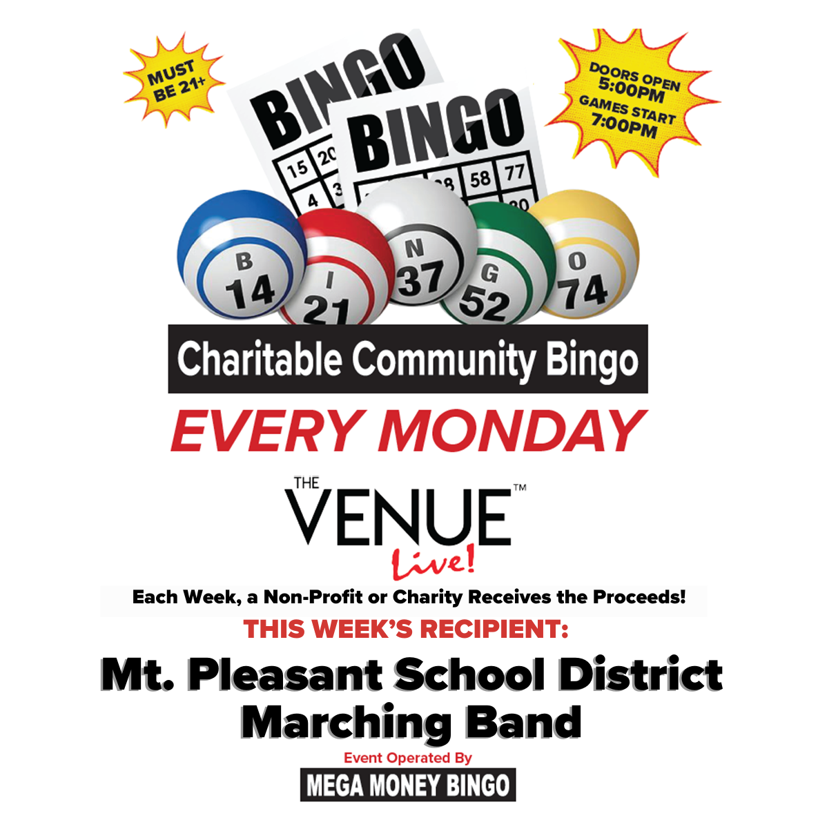 charitable community bingo logo