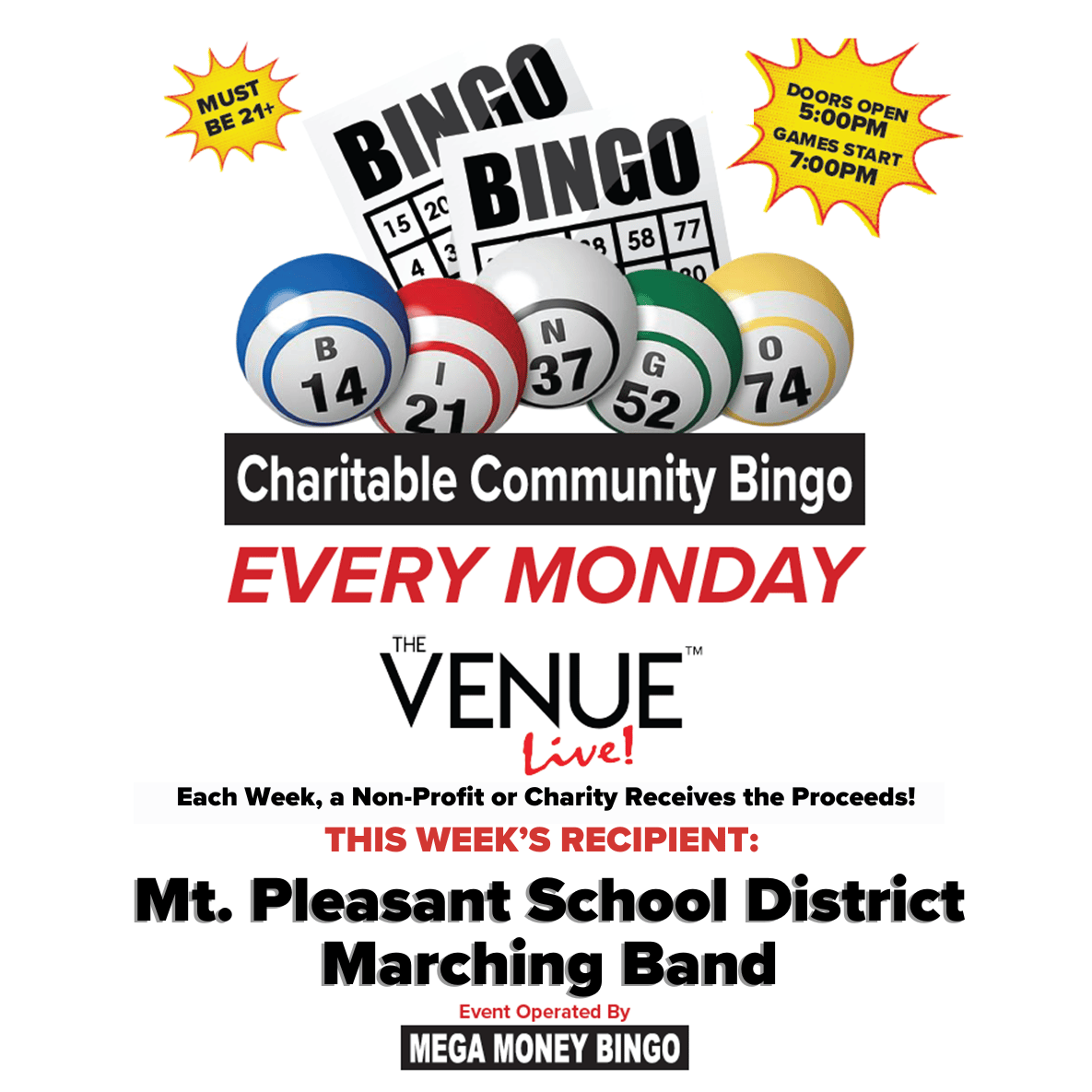 charitable community bingo logo