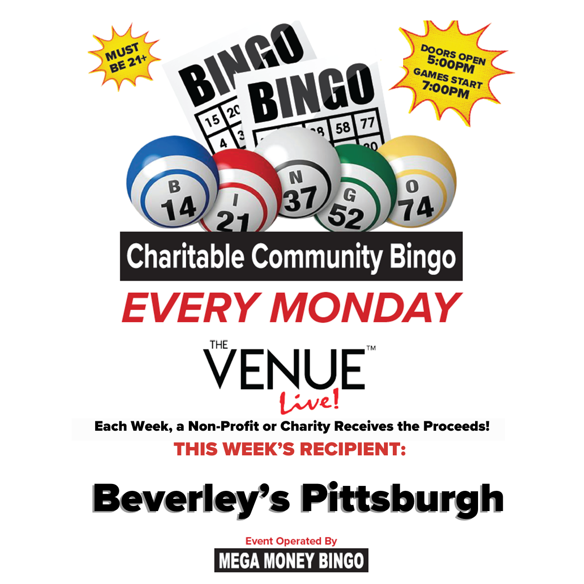 charitable community bingo logo