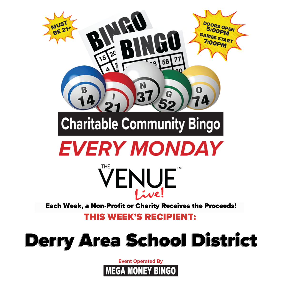 charitable community bingo logo