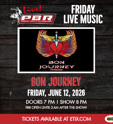 pbr live music template for bon journey band with band graphic