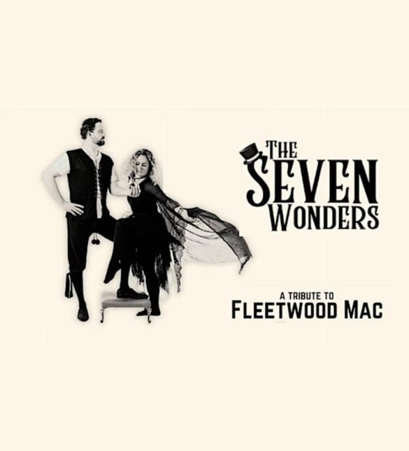 logo for the Seven Wonders tribute band