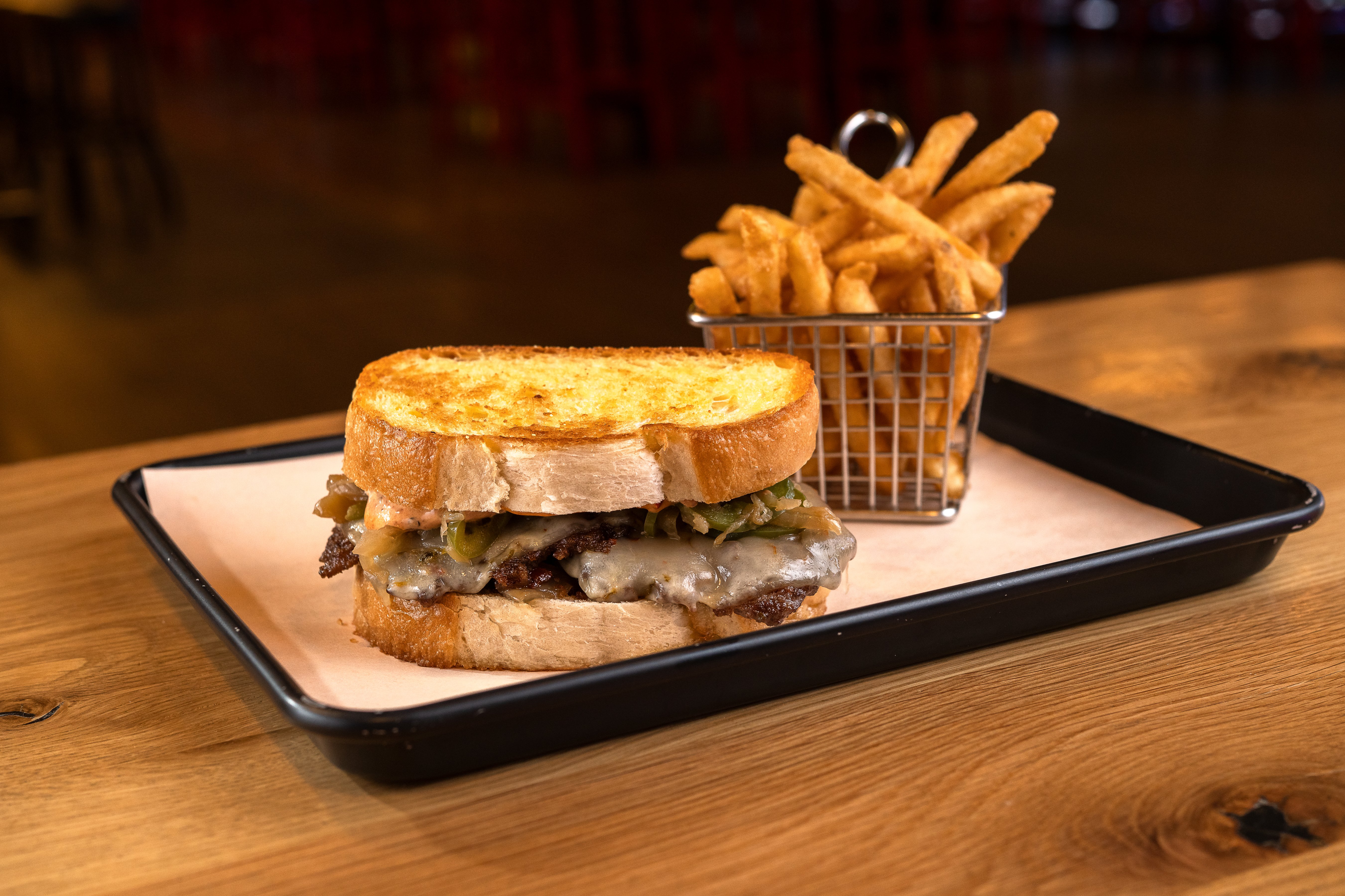 Jalapeno melt sandwich