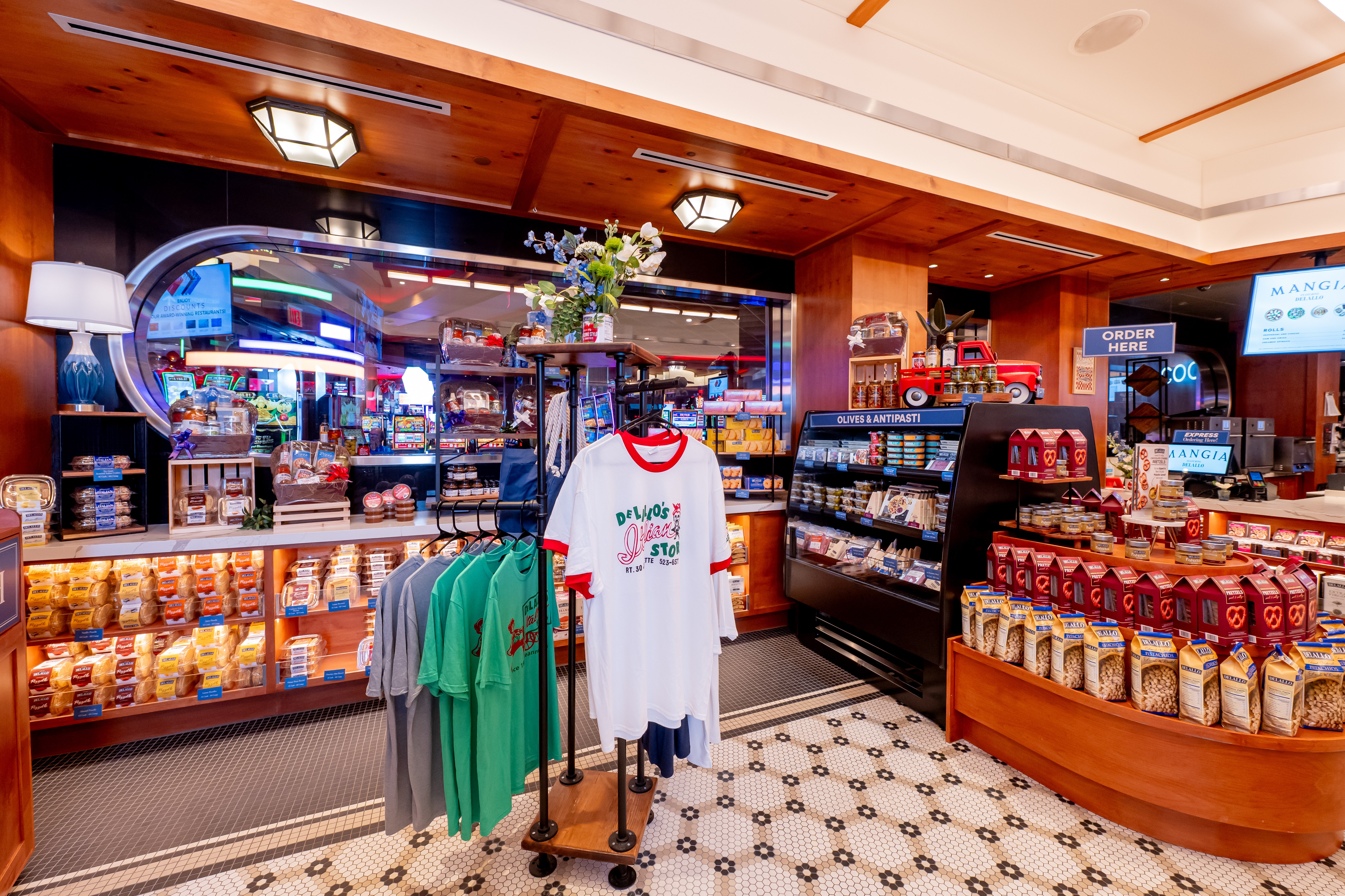 mangia retail section