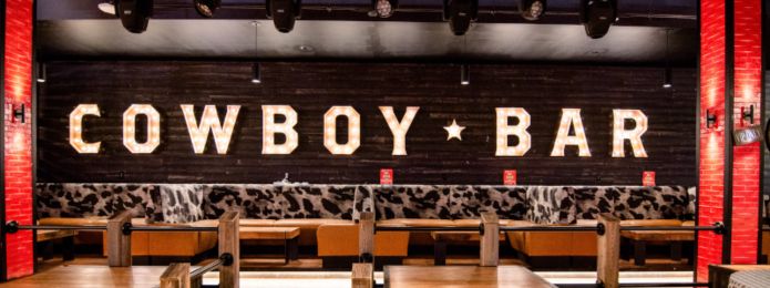 PBR Cowboy Bar Sign