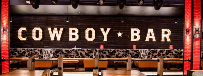 PBR Cowboy Bar Sign