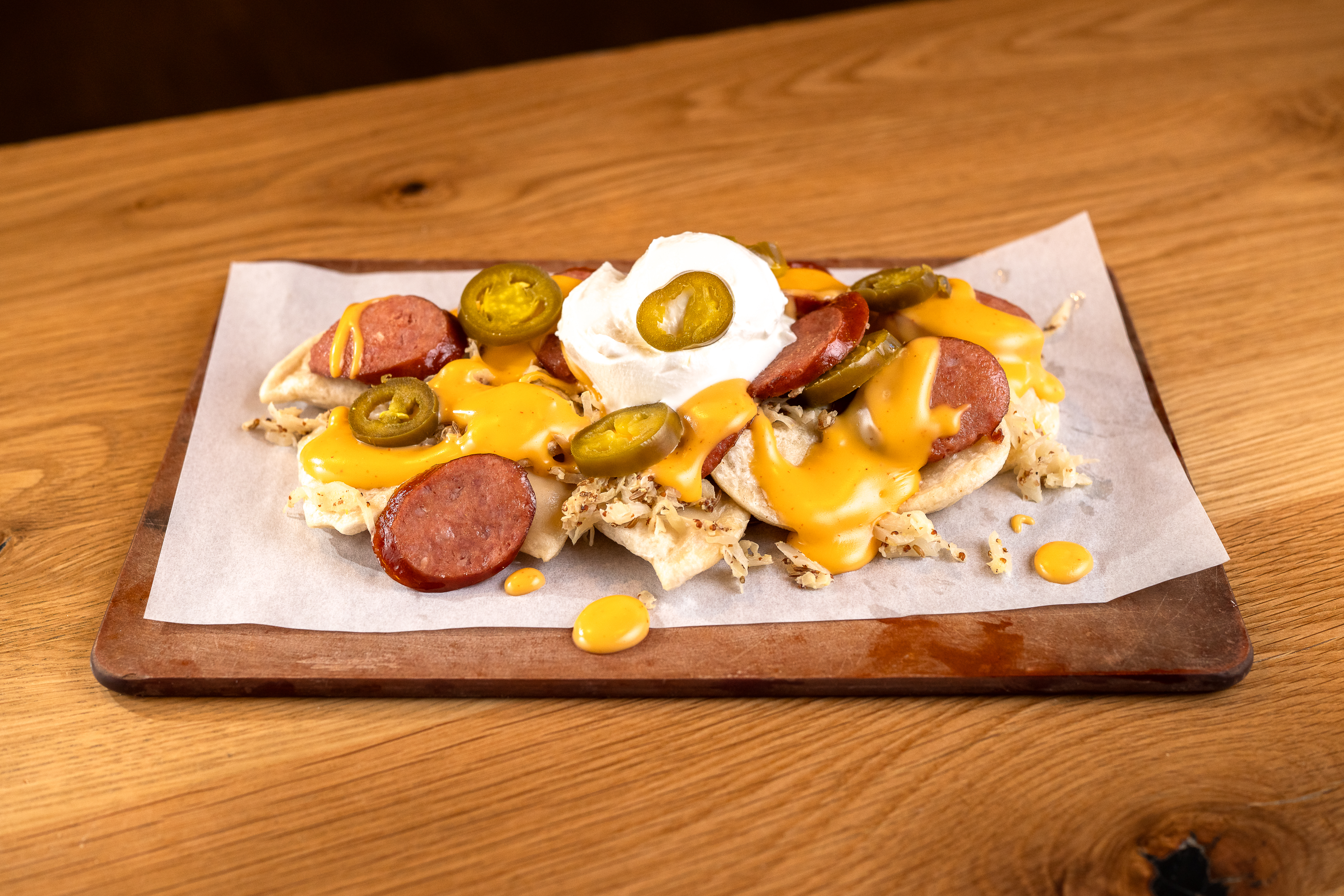 Pierogi nachos 