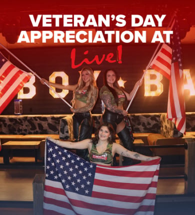 Three girls holding american flags