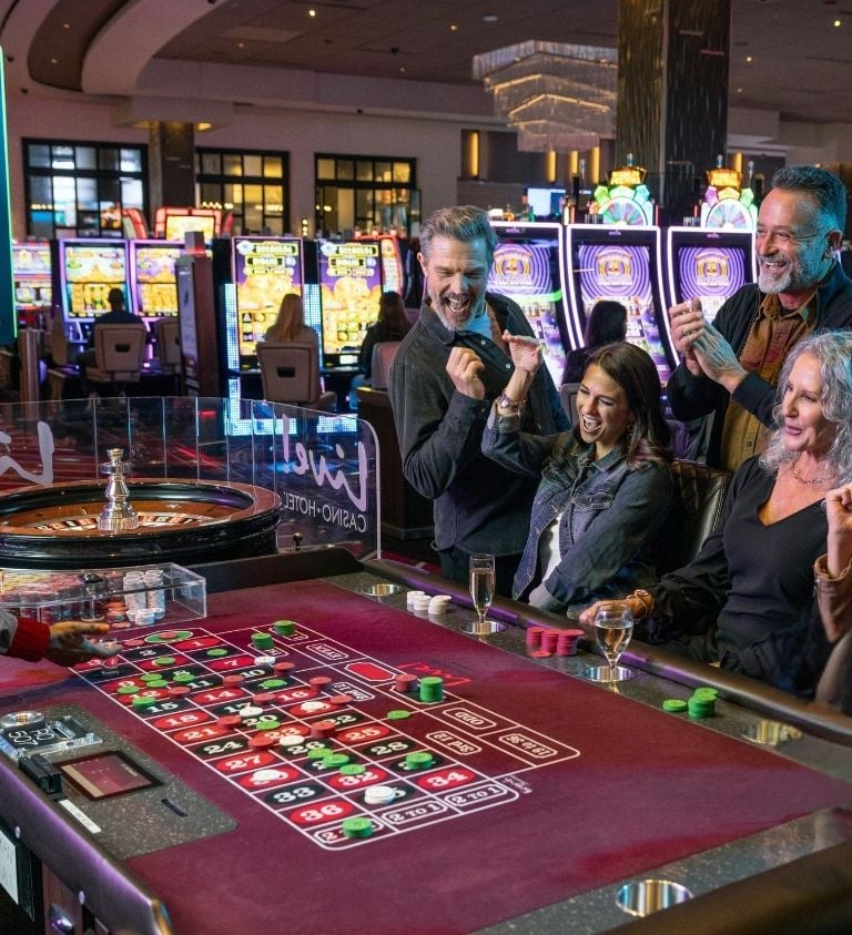 Guests playing roulette at Live! Casino.