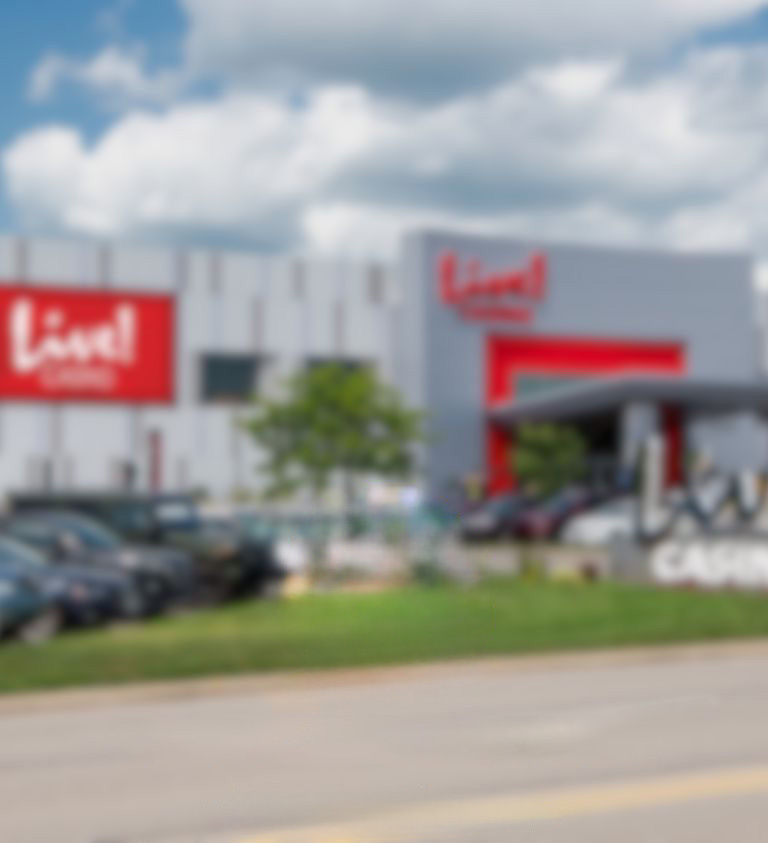 blurred image of live casino pittsburgh's exterior