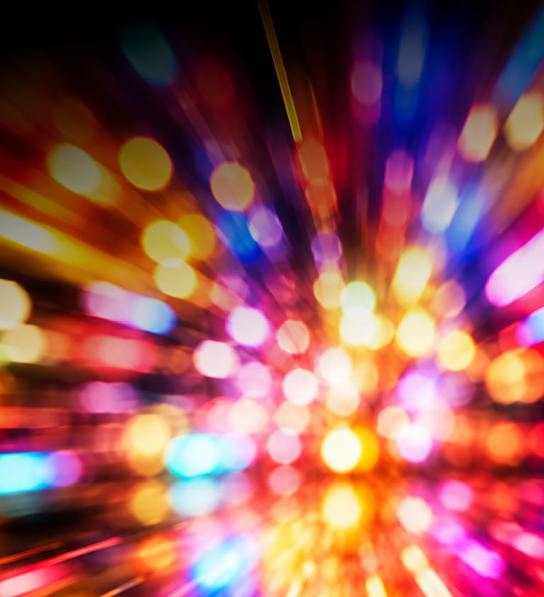 blurred led light background