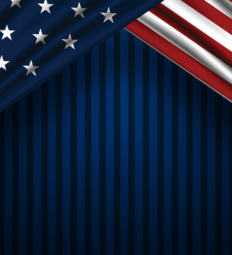red white and blue themed background