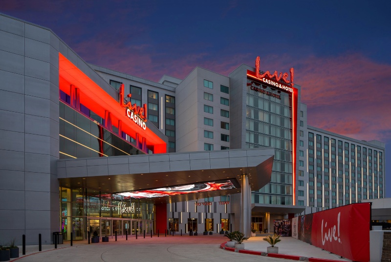 Photo of the exterior building at Live! Casino & Hotel Louisiana