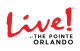 Live! at the Pointe Orlando red and black text logo