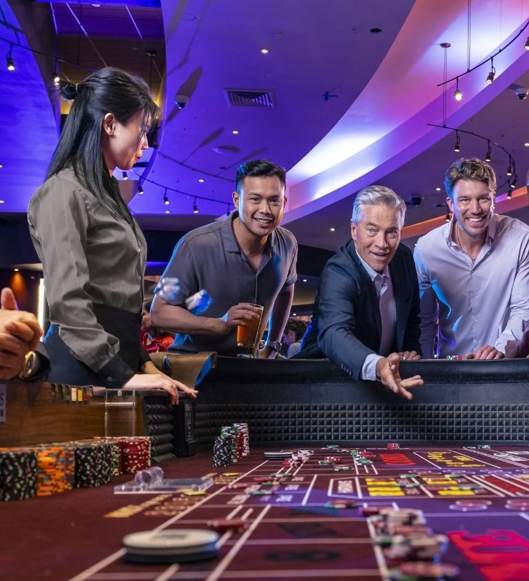 Guests playing Craps at Live! Casino