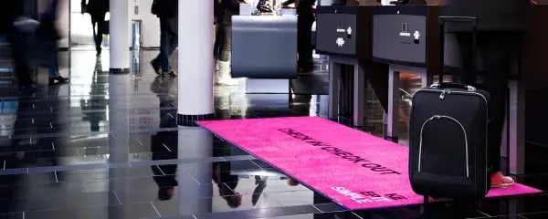Logo and shaped mats for individual requirements