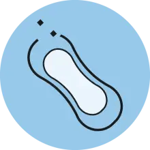 Es kann bis zu 500 Jahre dauern, bis sich Kunststoffbestandteile in Menstruationsprodukten zersetzen. 