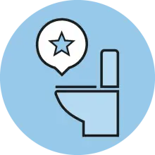  89 % der Mitarbeiterinnen sind der Meinung, dass der Zustand der Firmentoiletten ihre Wertschätzung widerspiegelt. 