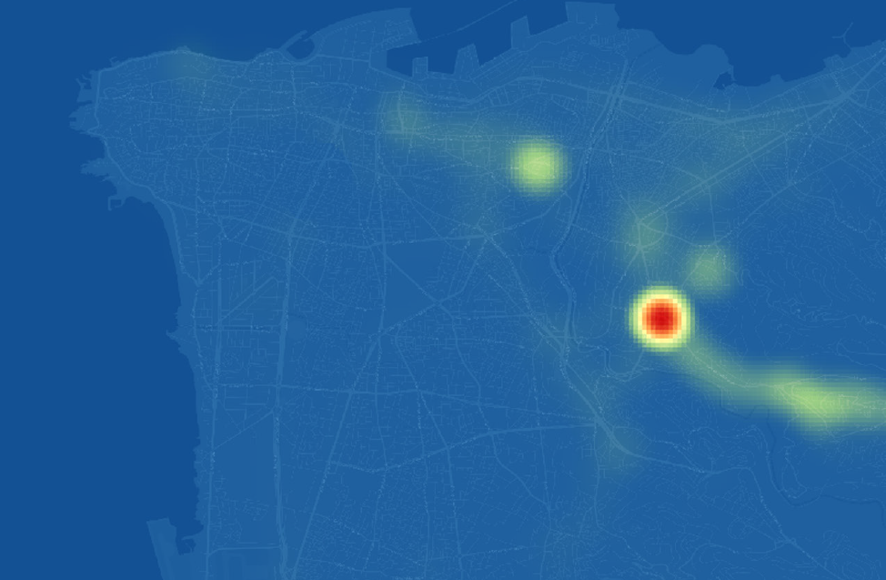 Environmental data streets