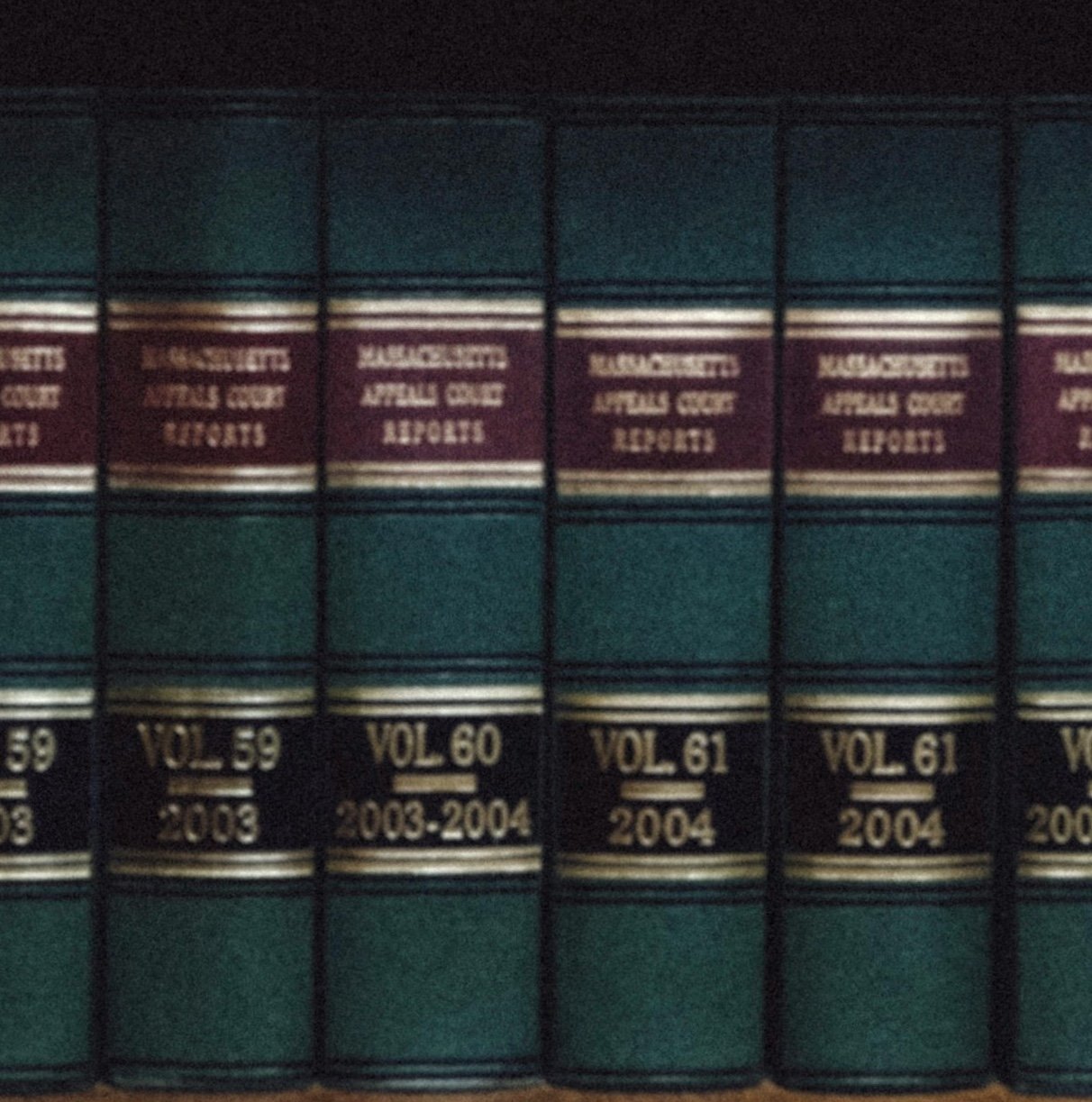 LAW library books on shelf