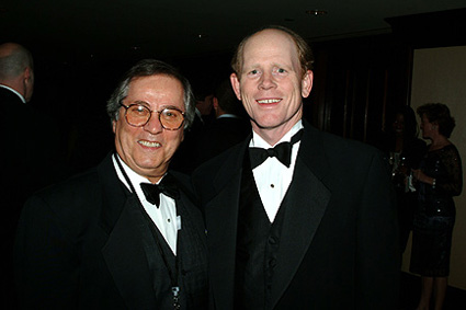DGA Awards Chairman Howard Storm with Ron Howard.
