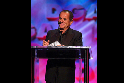 Joe Pesci announces the Commercial Award Nominees.