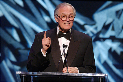 Actor/Director Alan Alda presents the Frank Capra Achievement Award to his former AD.