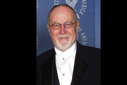 DGA Secretary/Treasurer/Past President Gil Cates does a video presentation of the DGA Robert B. Aldrich Award.