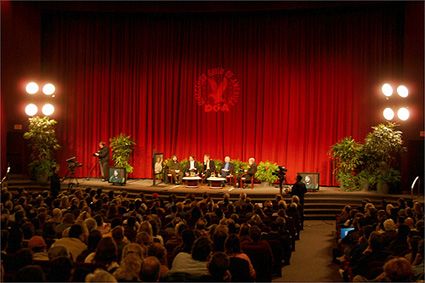 DGA Theatre One is filled to capacity to hear the nominated directors talk about their work.