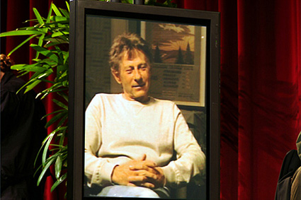 Polanski responds to a question.