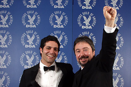 Documentary nominees Bill Siegel and Sam Green (The Weather Underground).