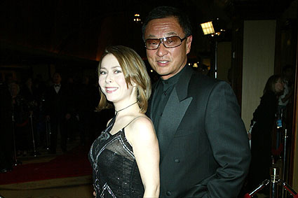 Actor Cary-Hiroyuki Tagawa and friend.