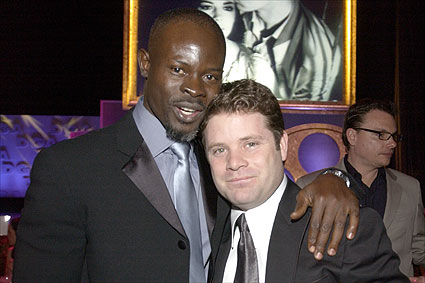 Presenters Djimon Hounsou and Sean Astin.