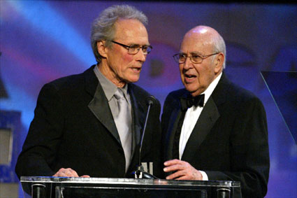 Eastwood jokingly upbraids Reiner for not hiring him when he was a young actor.