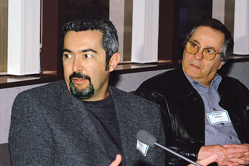 Nominee Jon Cassar and DGA Awards Committee Chair Howard Storm.