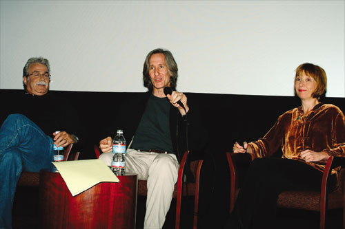 DGA Movies for Television Award nominee Jeff Bleckner, moderator Mick Garris and nominee Jane Anderson. 