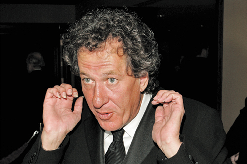 Presenter Geoffrey Rush.