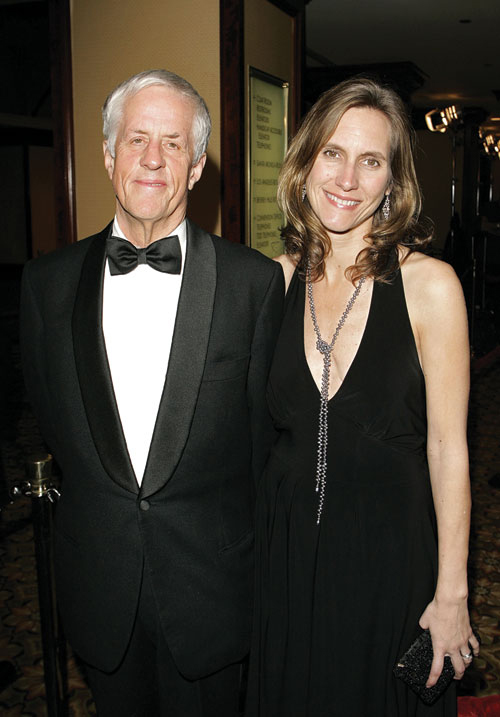 DGA President Michael Apted and wife Dana Stevens.