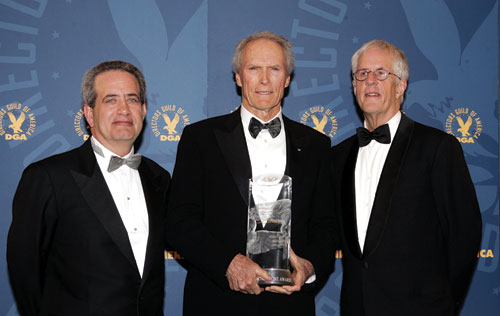 Jay D. Roth, Clint Eastwood and Michael Apted.