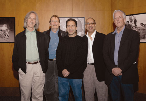13th Annual Meet the Nominees: Movies for Television Symposium - Moderator Mick Garris, DGA Movies for Television Nominees Fred Schepisi, James Sadwith, George C. Wolfe and DGA President Michael Apted.