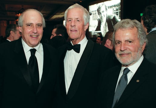 MPAA CEO Dan Glickman, Michael Apted and AMPAS President Sid Ganis.