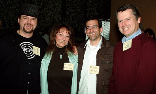 2007 Reality nominee Craig Borders, Schaffner Award recipient Barbara Roche, and 2005 Reality co-winners Tony Croll and J. Rupert Thompson.