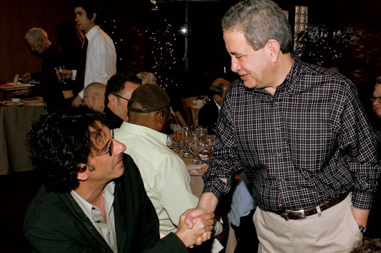 DGA National Executive Director Jay D. Roth greets 2007 Feature Film Nominee Joel Coen.