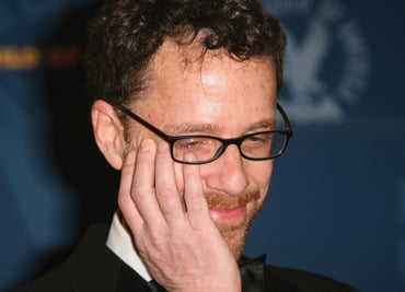 Ethan reacts to winning the DGA award.
