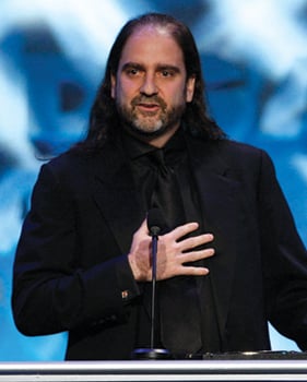 Glenn P. Weiss is touched by his Musical Variety Award win.