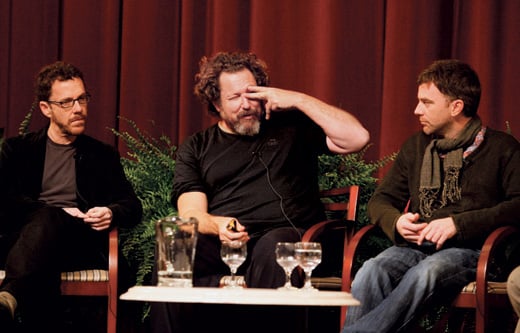 Schnabel explains how he used his fingers to create the blinking effect for "The Diving Bell and the Butterfly."