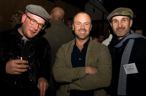 Nominees Ariola and Bond with 2005 DGA Commercials Award winner Craig Gillespie